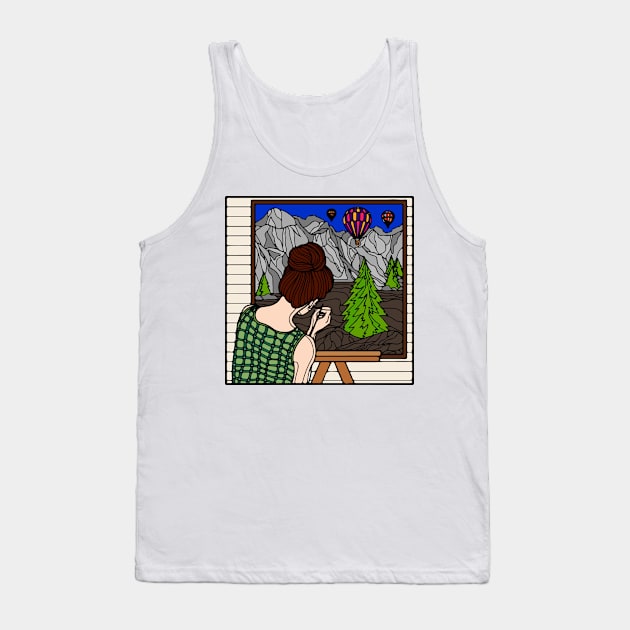 Art 123 (Style:1) Tank Top by luminousstore